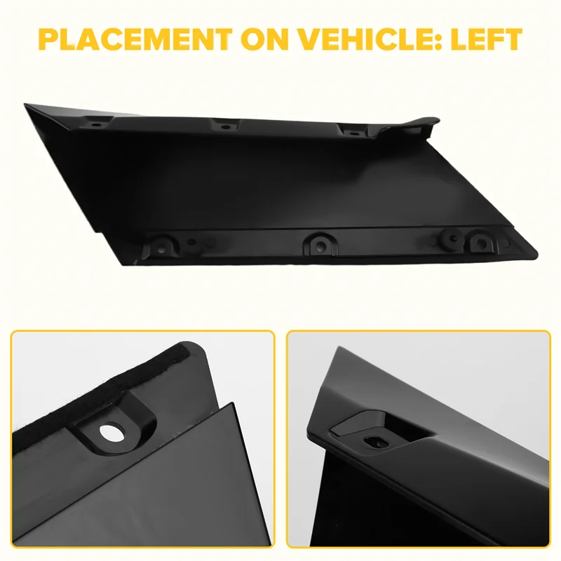 

Rear Door Pillar Windshield Post Exterior Trims Cover For Ford Explorer 2020-2023