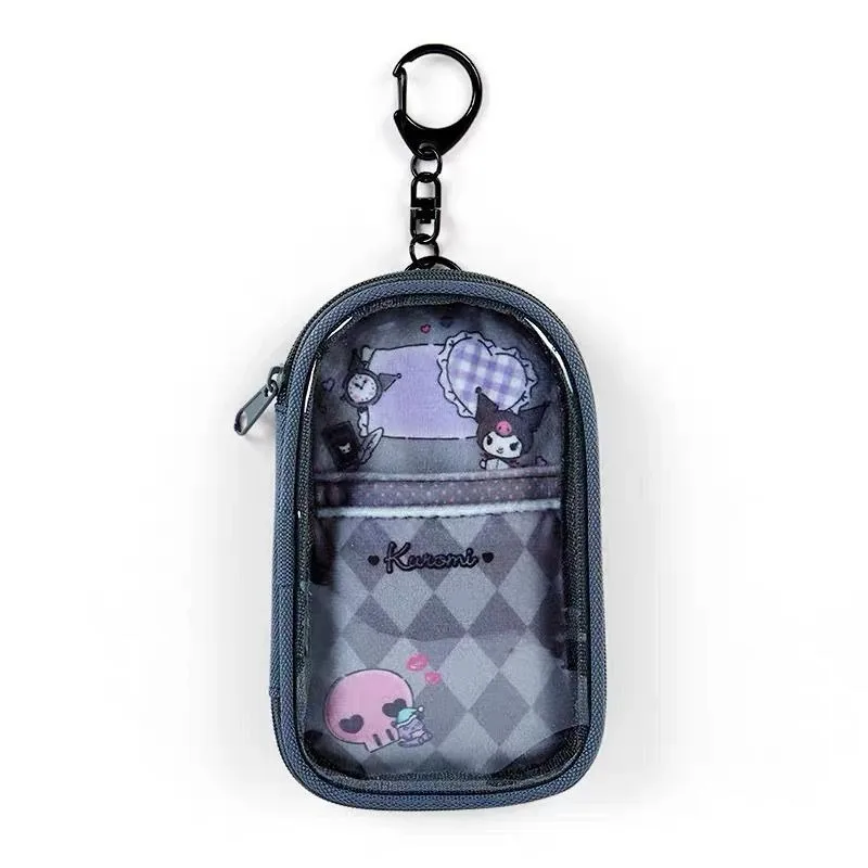 Sanrio animation peripherals Kuromi My melody Cinnamoroll cartoon kawaii crib bag storage bag key pendant accessories gift