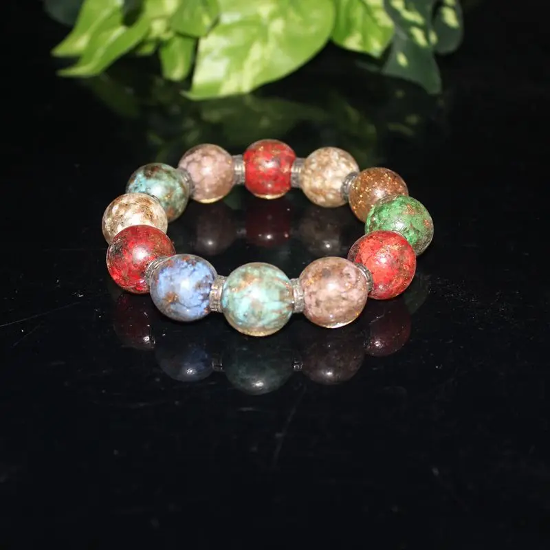 

Винтажный стеклянный браслет Jinsha Duobao