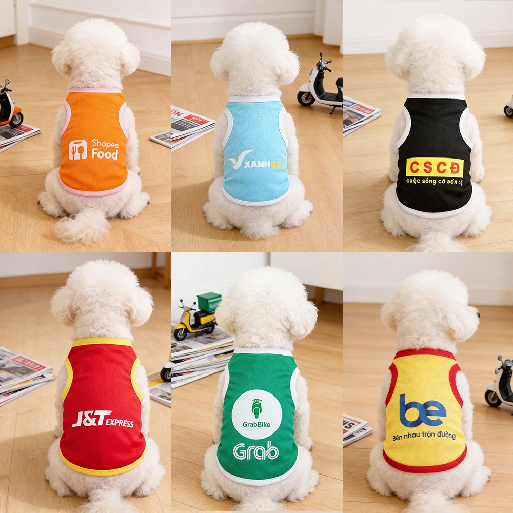 Pet vest breathable and comfortable, dog workwear, cat styli