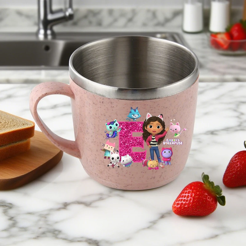 

Gabby Dollhouses Stainless Steel Water Cup Kids Not Easy To Deform Water Bottle Milk Coffee Cups Heat-resistant Drinking Bottle
