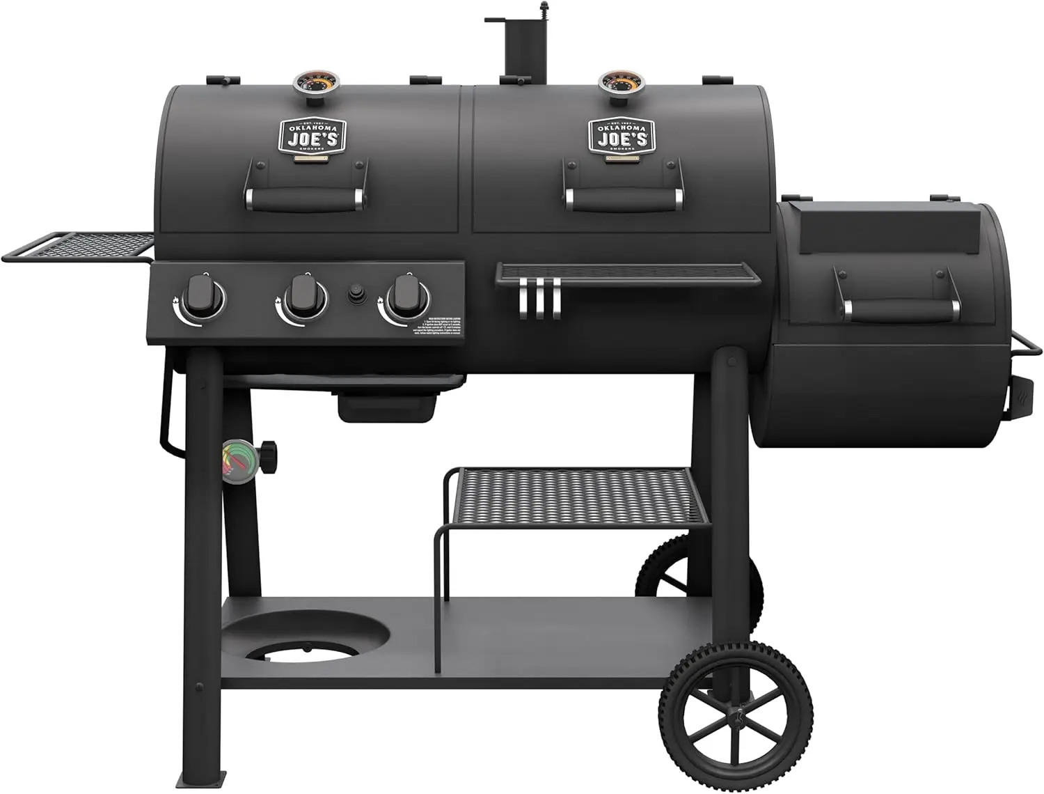

Oklahoma Joe's Canyon Combo DLX Charcoal and Propane Gas Smoker & Grill