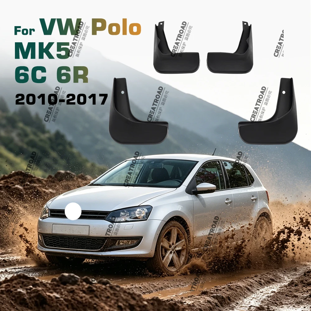 Für volkswagen vw polo mk5 6r 6c 2015 2017 2012-2014 Kotflügel Kotflügel Schmutz fänger Spritz schutz Kotflügel Schmutz fänger