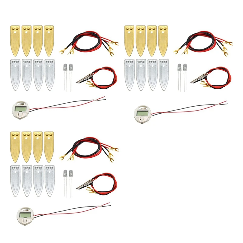 Fruit Battery Science Experiment Kit For Home Teaching Toy, Lemon Potato Battery Physics Teaching Experiment