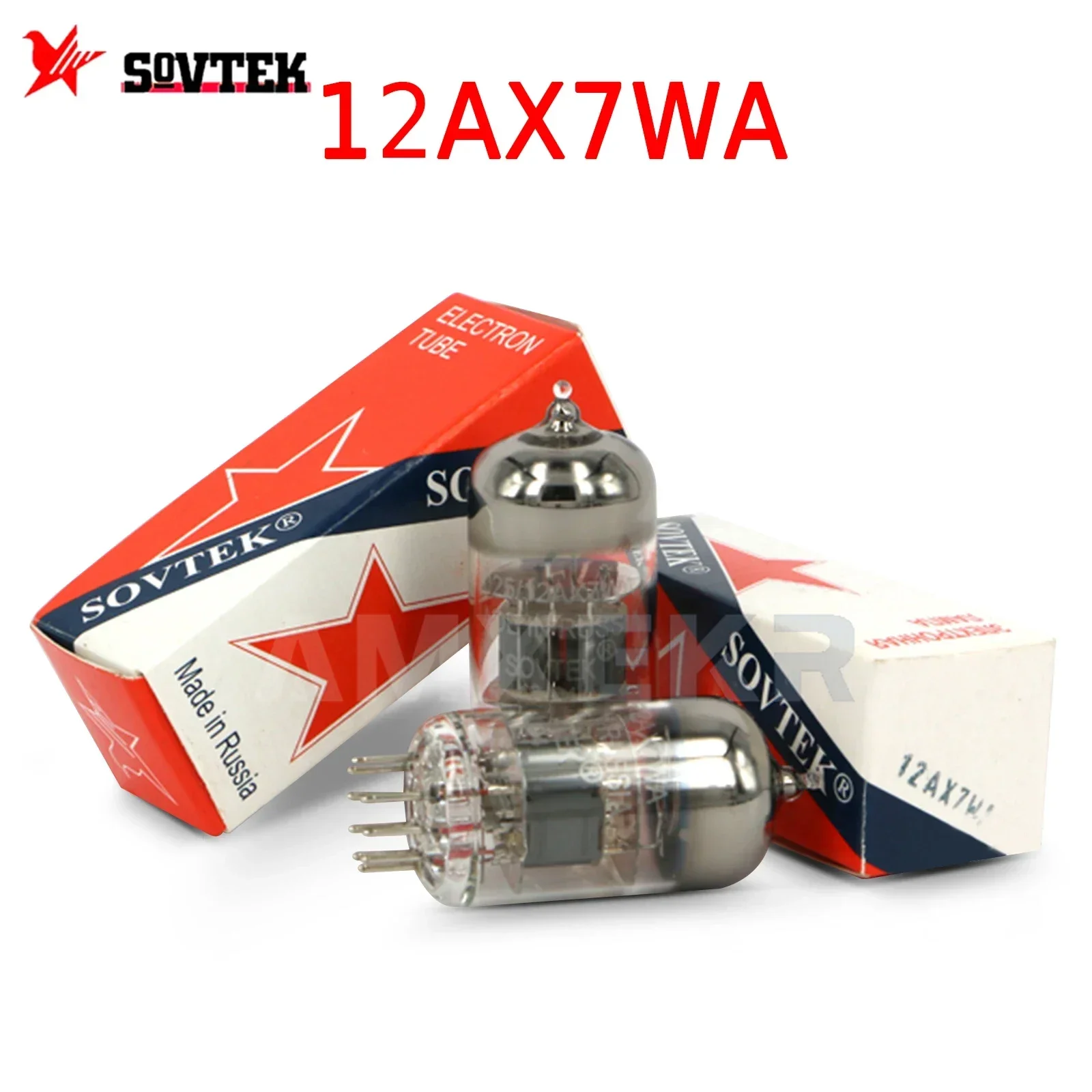 

SOVTEK 12AX7WA 12AX7 Vacuum Tube Replace 6N6 7025 6N4 ECC83 12AX7 Tube Amplifier Kit DIY Audio Factory Test and Match Genuine