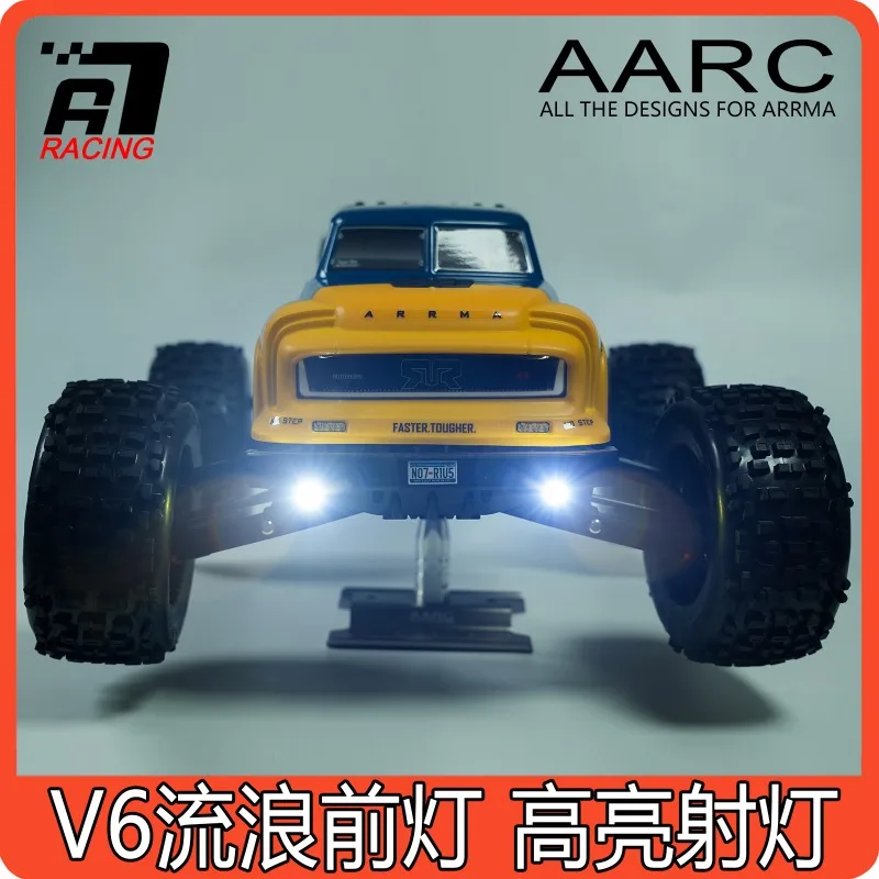 

Front LED Light Bar Headlights& Rear Lights Kit for ARRMA Notorious V6 1/8 RC Monster Truck Upgrade Parts Accessories
