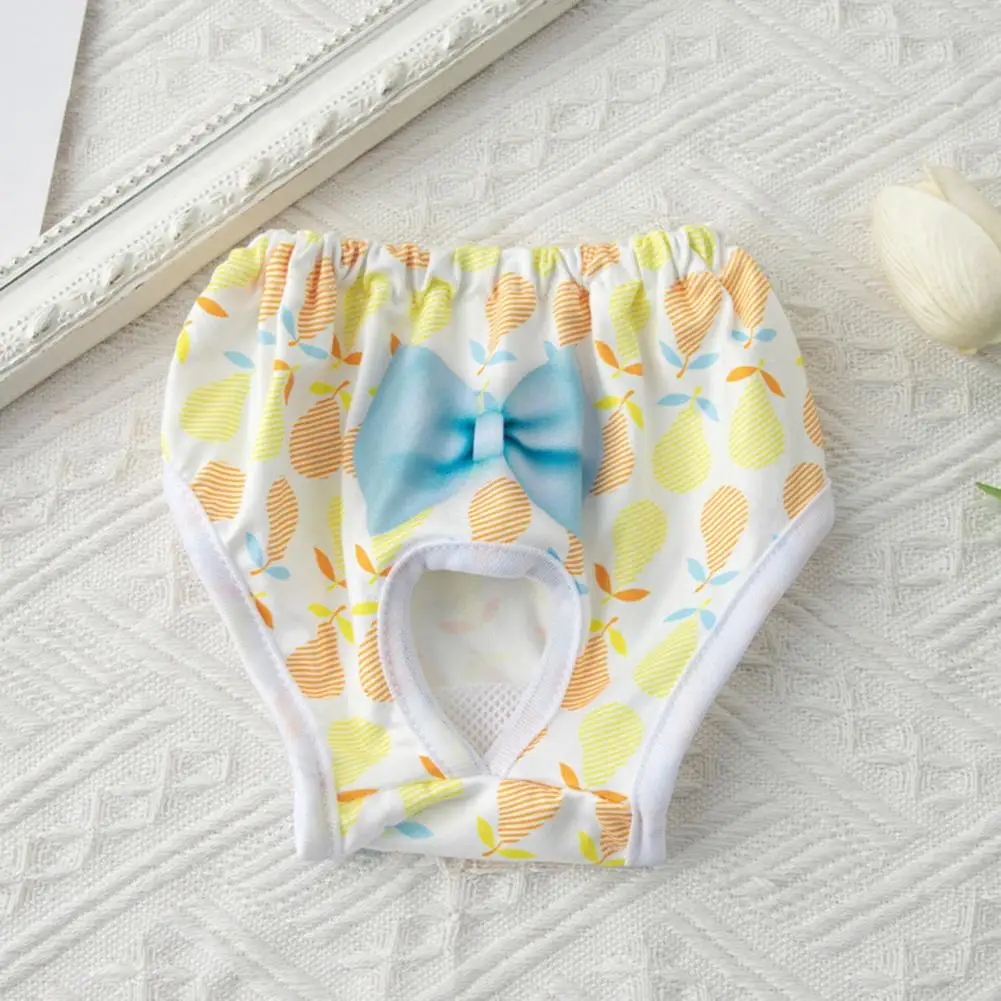 Locks Moisture Dog Diapers Pet Menstrual Pants Vibrant Pattern Printed Dog Diapers Flower Dog Diaper Clothes Pet for Comfortable