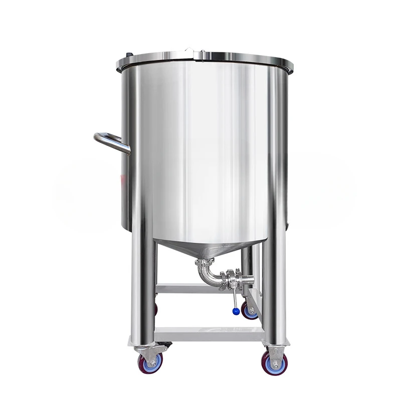 

Manufacturer wholesale 250L stainless steel storage tank 304 316 oil water buffer tank opening liquid stainless steel water tank