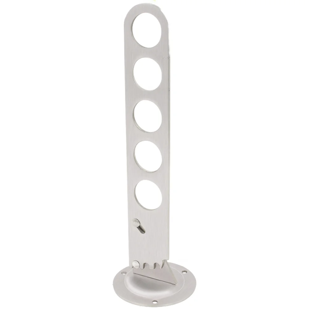Stainless Steel Folding Clothes Hanger Wall Mounted for Compact Living Spaces Balcony Bathroom Laundry with 180 lb Support Limit
