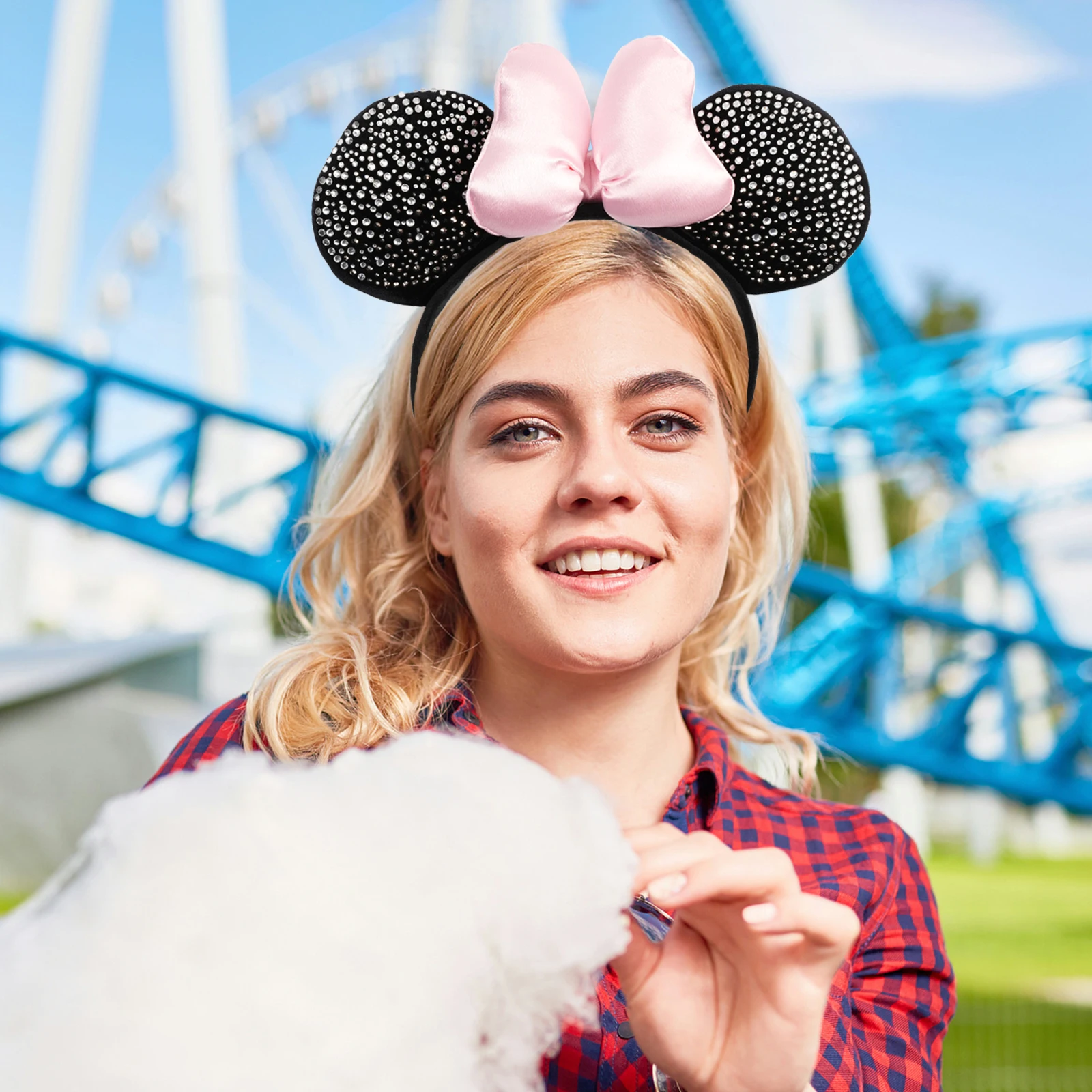 Cartoon Minnie Maus Ohren-Haarband Neuer Feiertags-Party-Weihnachts-Schneemann-Kopfschmuck Cosplay für Erwachsene Kinder DIY Haaraccessoires – Detail 8