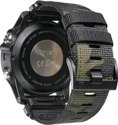 QuickFit 22mm 26mm Naylon Kayış Garmin Fenix 7 7X 6X Pro/Epix Pro Gen 2 51mm 47mm/Fenix6 5 Artı 5XPlus Örgülü Kordonlu Saat