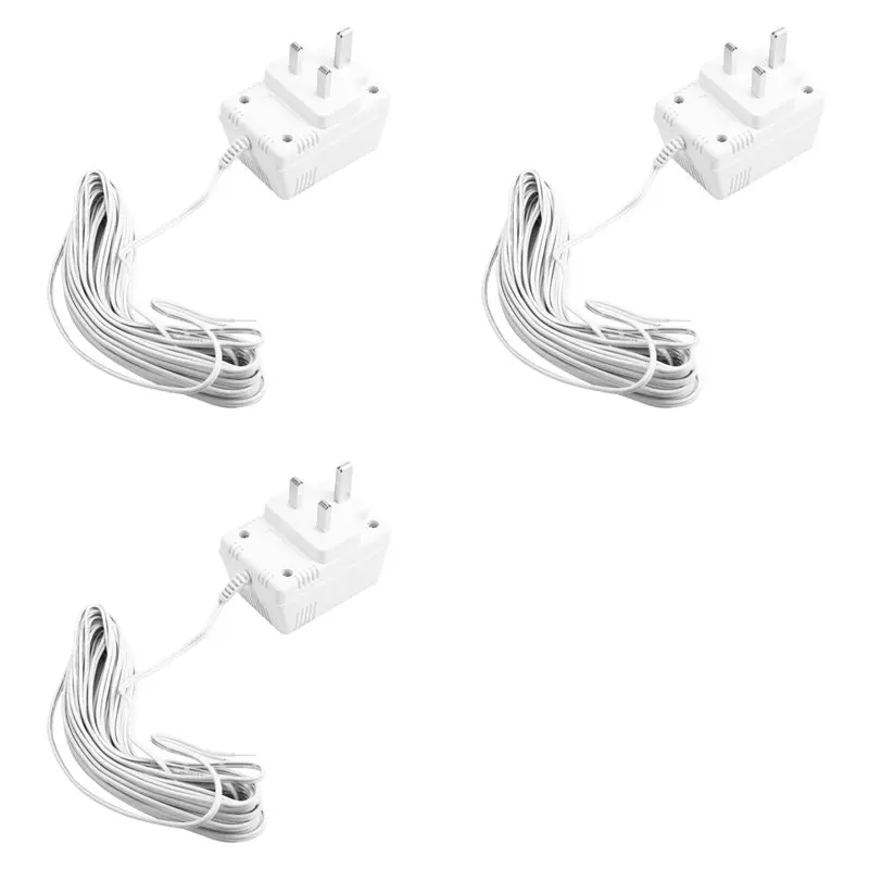 

3X 24V Doorbell Transformer Adapter For Video Doorbells, Enhanced Performance & Easy Installation UK PLUG