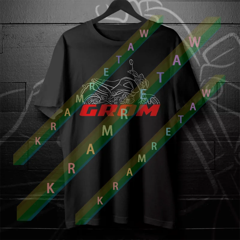 

2025 summer H Hondas Men T Shirt Casual Grom 2014-2024 Motorcycle T-shirt Graphic Summer 100% Cotton Cool Tee S-3XL