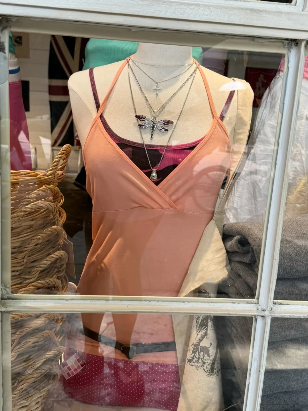 Orange Halter Tank Tops Women Simple Cross V-neck Cotton Slim Strapless Crop Tops Sweet Cute Preppy Style Backless Camisole Y2K