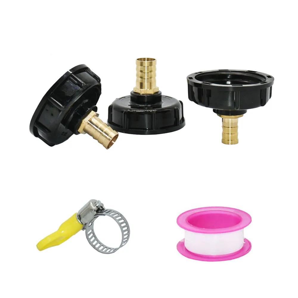 1000L IBC Tank Hose Adapter S60 To 14/16/19mm Hose Barb Connectors Outdoors Water Tank Fittings Coupler