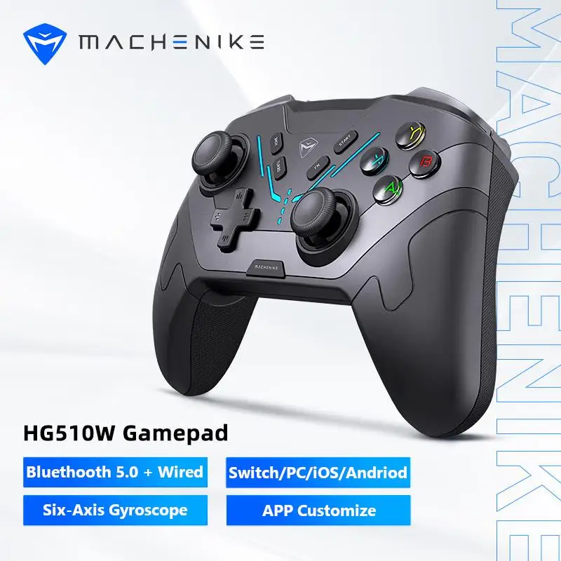 New Machenike HG510W Wireless Gamepad Controller Compitable For Nintendo Switch Android TV Box macOS Windows PC Joystick for