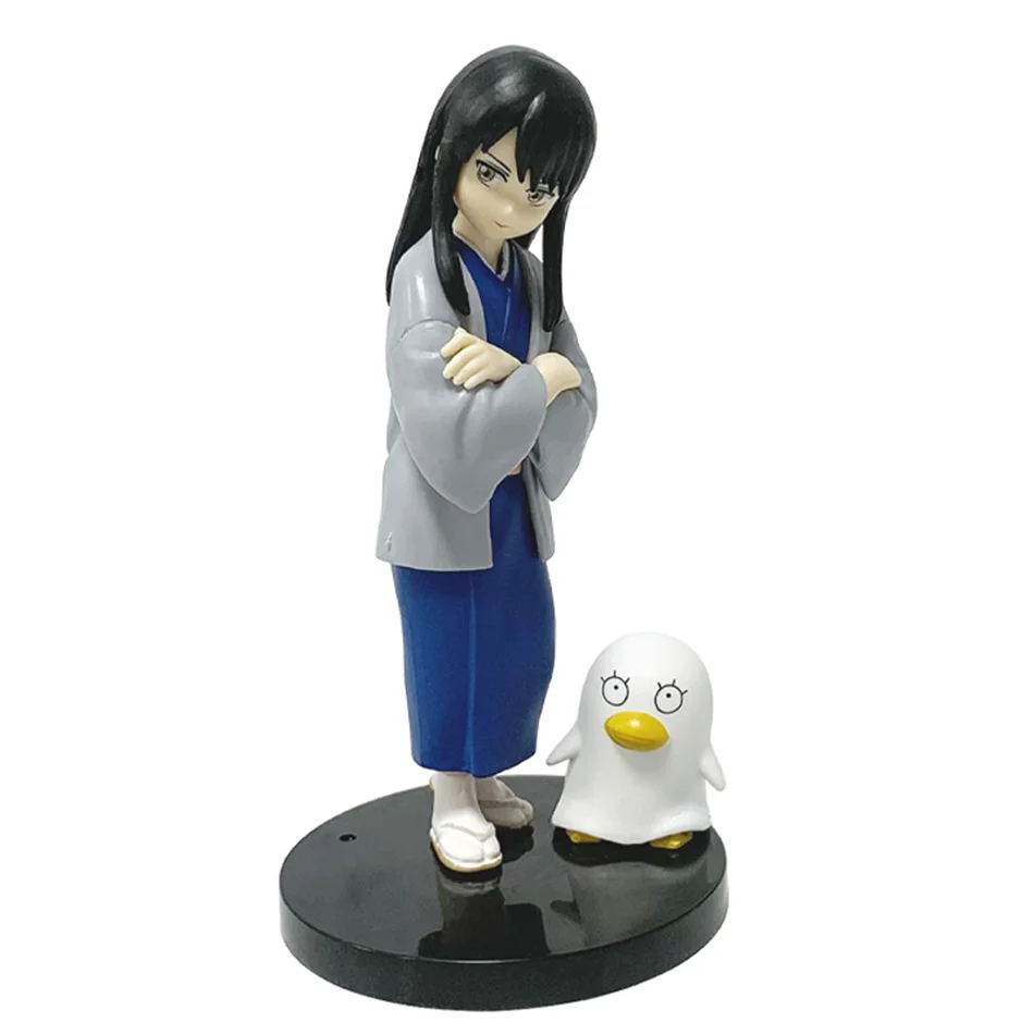 Nuovo In magazzino 14 CENTIMETRI Anime Gintama Figura Sakata Gintoki Katsura Kotarou Modello di Animazione Giocattoli Regali Collezione Decorazione Ornamenti