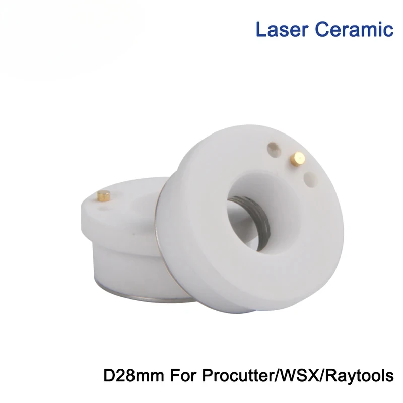 YH Fiber Laser Ceramic KT B2 CON 28mm D28H11.7M11 For ProCutter Raytools WSX Laser Cutting Head Nozzle Holder Parts