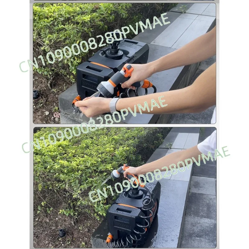 

24L Large Capacity Outdoor Camping Pressurized Shower Water Tank Portable Water Storage Container