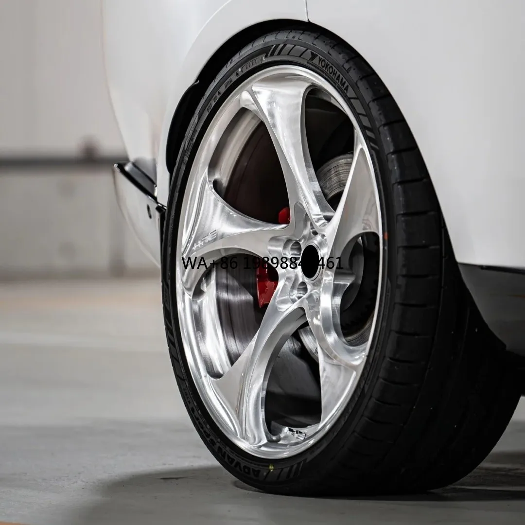 

Custom One Piece Alloy Forged Passenger Car Wheels 16-24 Inch Silver Polishing Rims 5x114.3 5x1123 5x120 for Range Rover F30 E90