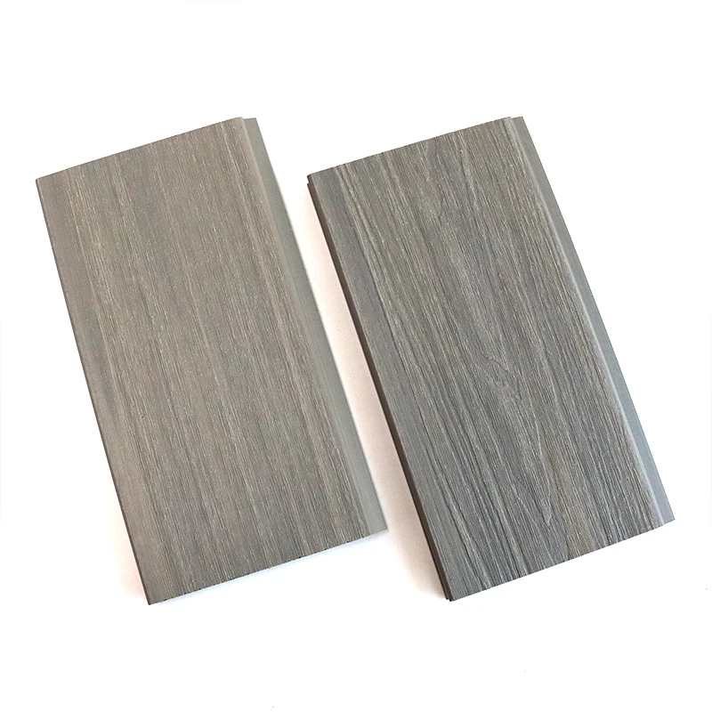 Wooden Texture Antique Color Co-extruded Fence Slates Panel Modular Easy Installation Wpc Fencing for Exterior Yard