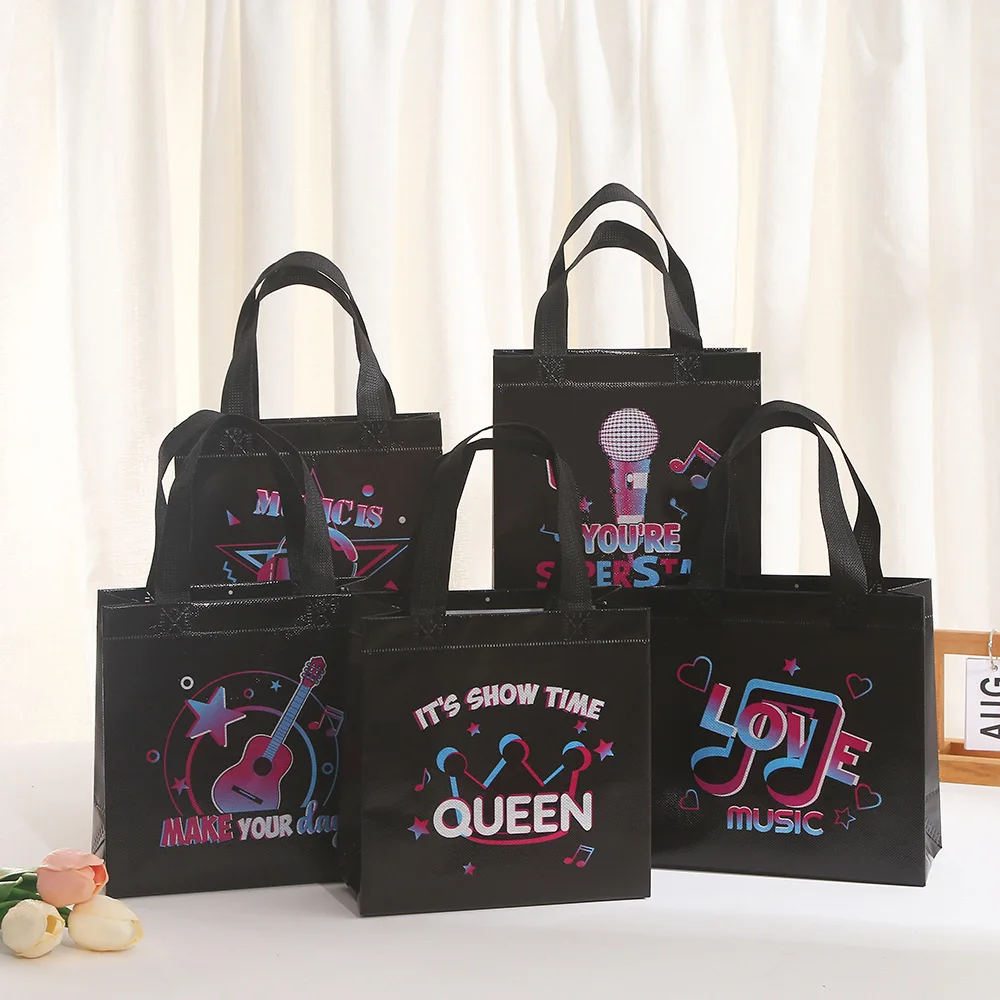 10Pcs Black Let's Rock Music T - огляд і ціна Event Party Shop