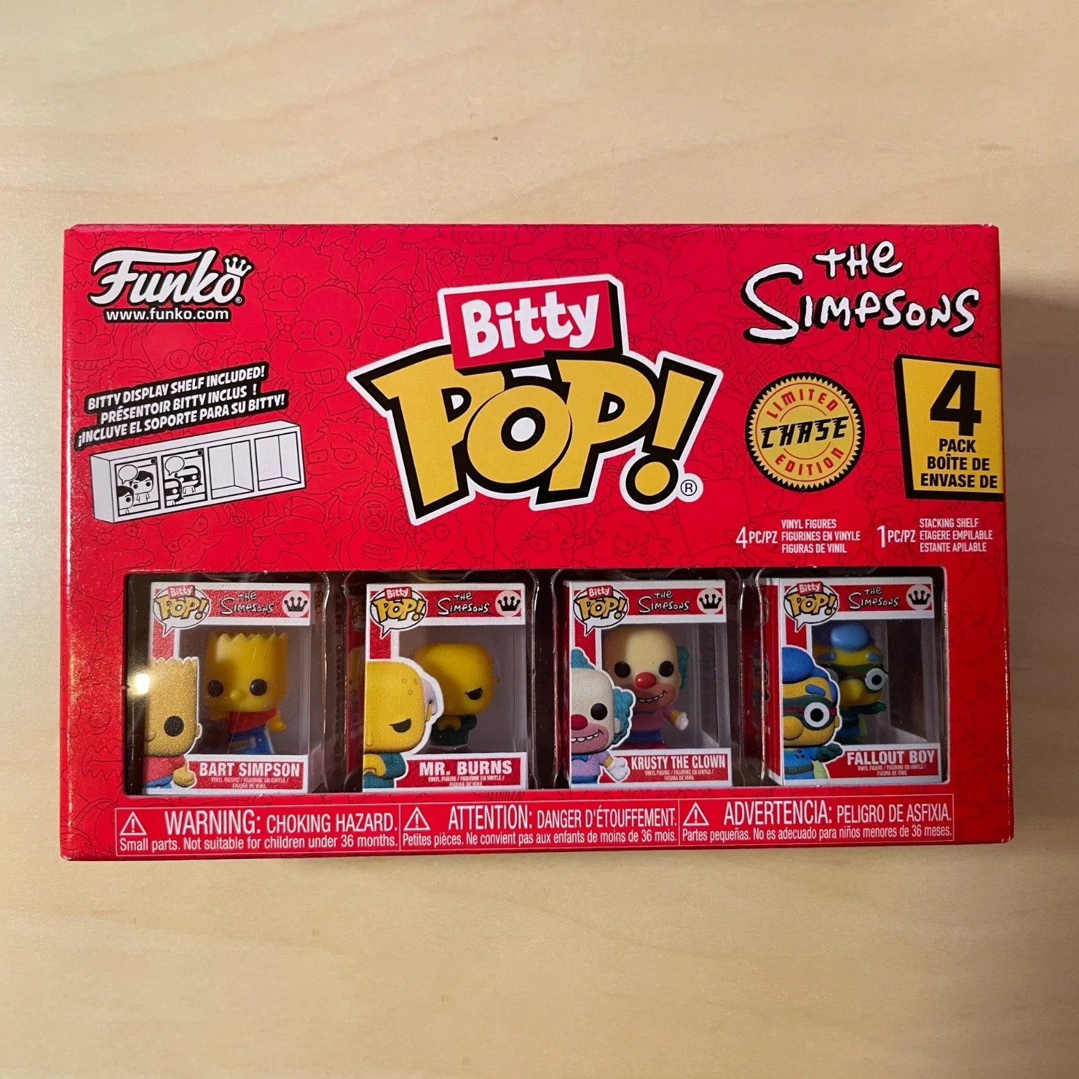 

The Simpsons Blind Box Bitty Pop 4 Pack Series Figure Funko Mini Vinyl Figures Collectible Decoration Limited Edition Toy Gift