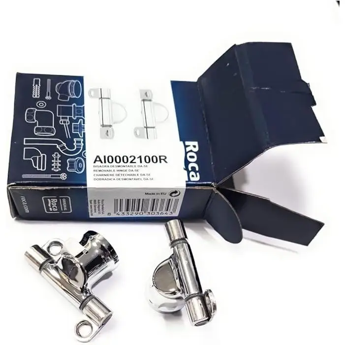 Roca AI0002100R - Conjunto de bisagras de asiento Dama Senso y Giralda desmontables, Pack de 2 unidades, Multi-colour