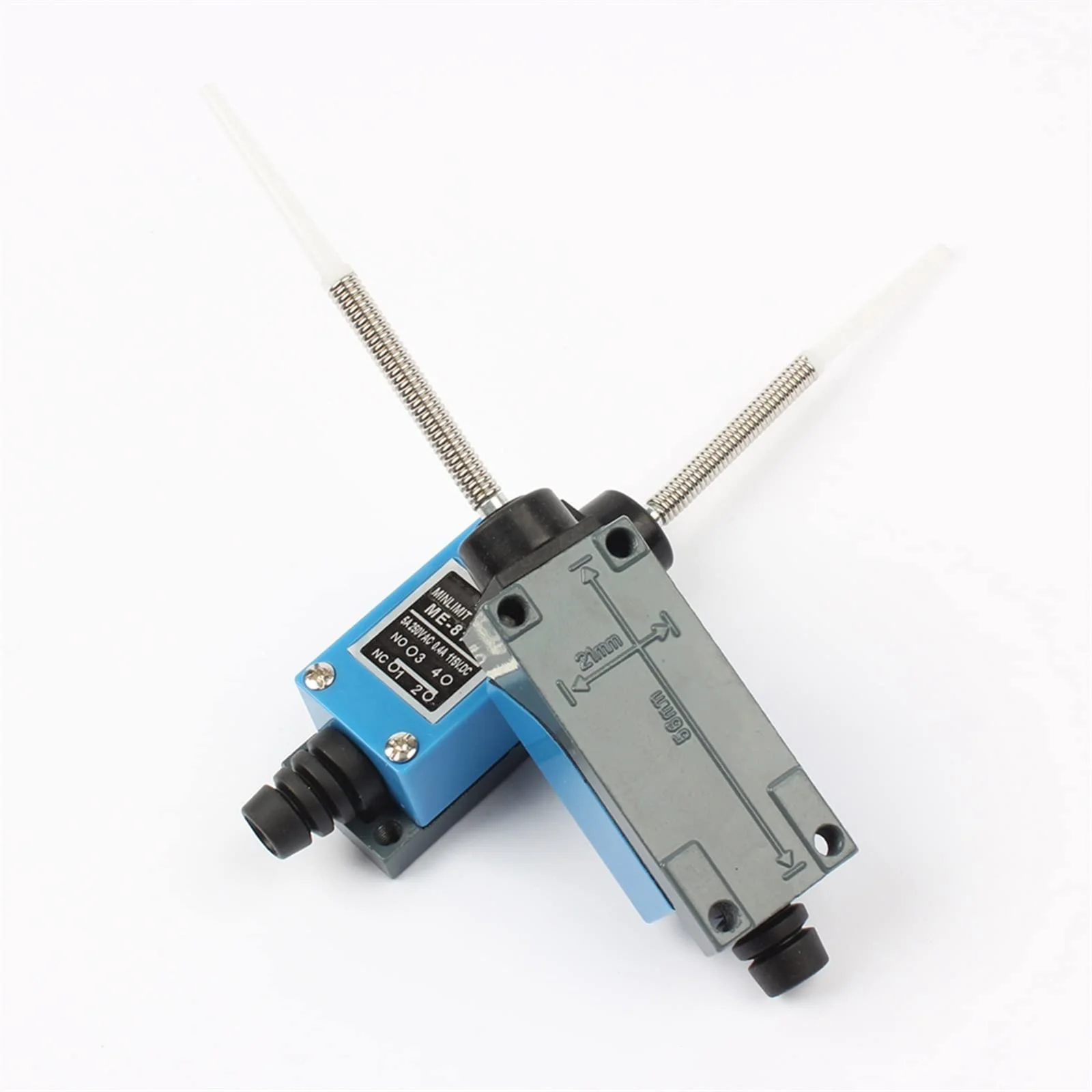 1 Uds Mini interruptor de límite instantáneo ME-8166 varilla flexible resorte en espiral actuador instantáneo