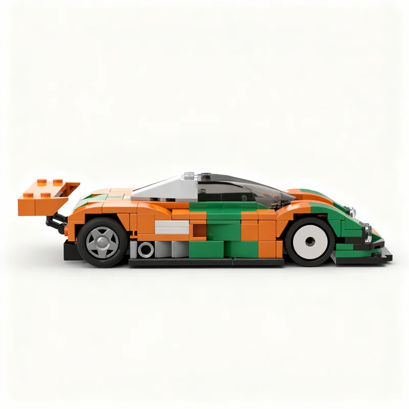 313pcs MOC Mazdaed 787B V2 Fixed Stability! City Champions Model Building Blocks Christmas Gift Toy Construction Creative Craft
