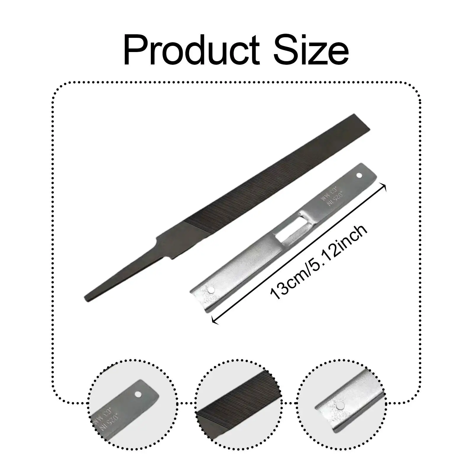 Depth Gauge File Guide Tool Accessory, Heavy Duty Parts, 0.63 Cm for Park, Forestry, Agriculture