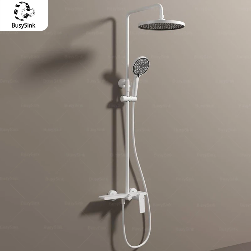 

Душевой набор для ванной комнаты, многофункциональная насадка для душа, горячая и холодная вода, трехпозиционная ручка, набор душевой системы под давлением