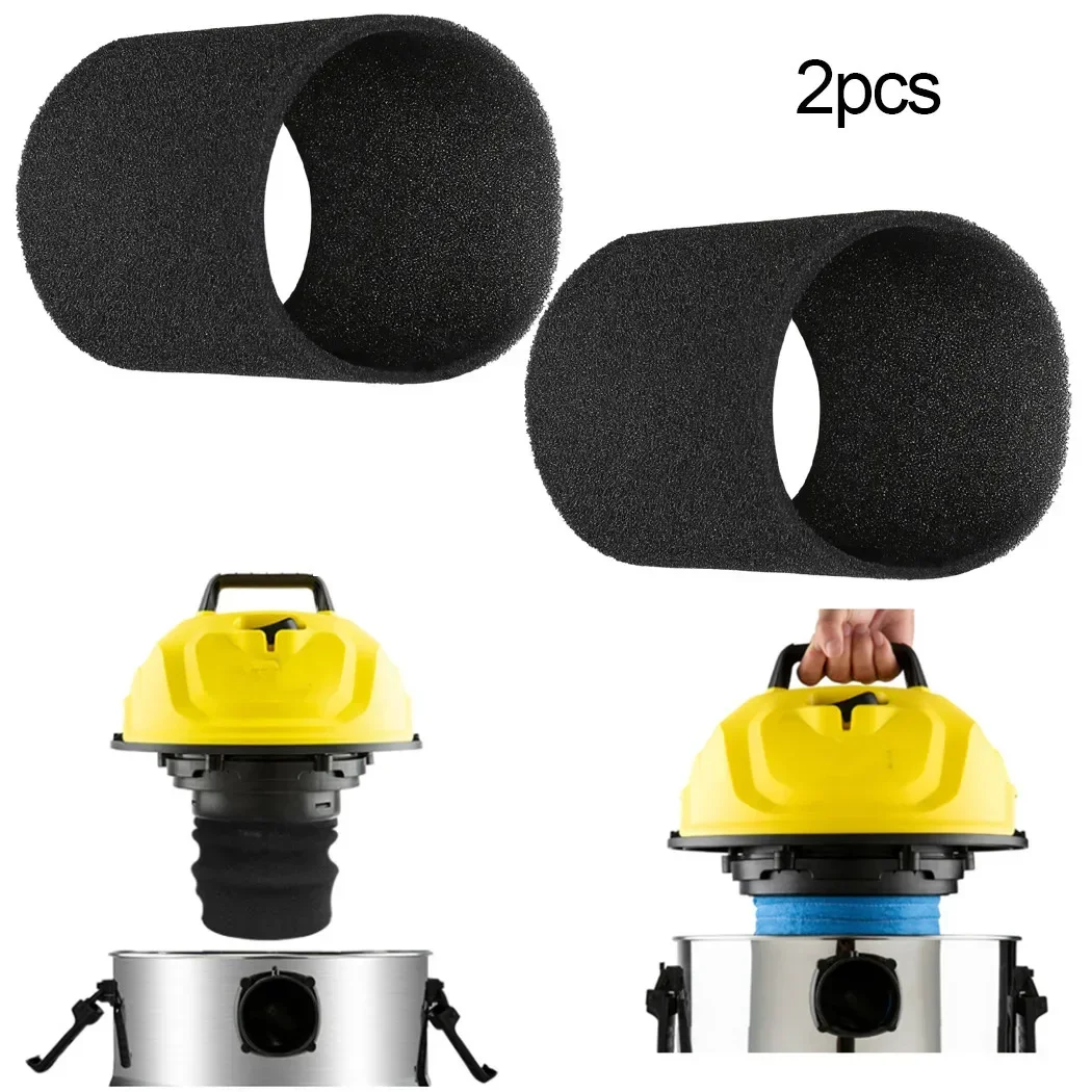 2Pcs Wet And Dry Foam Filter For Karcher WD NT Series Vacuum Cleaner MV1/WD1 /WD2 Household Sweeper Cleaning Tool Replacement