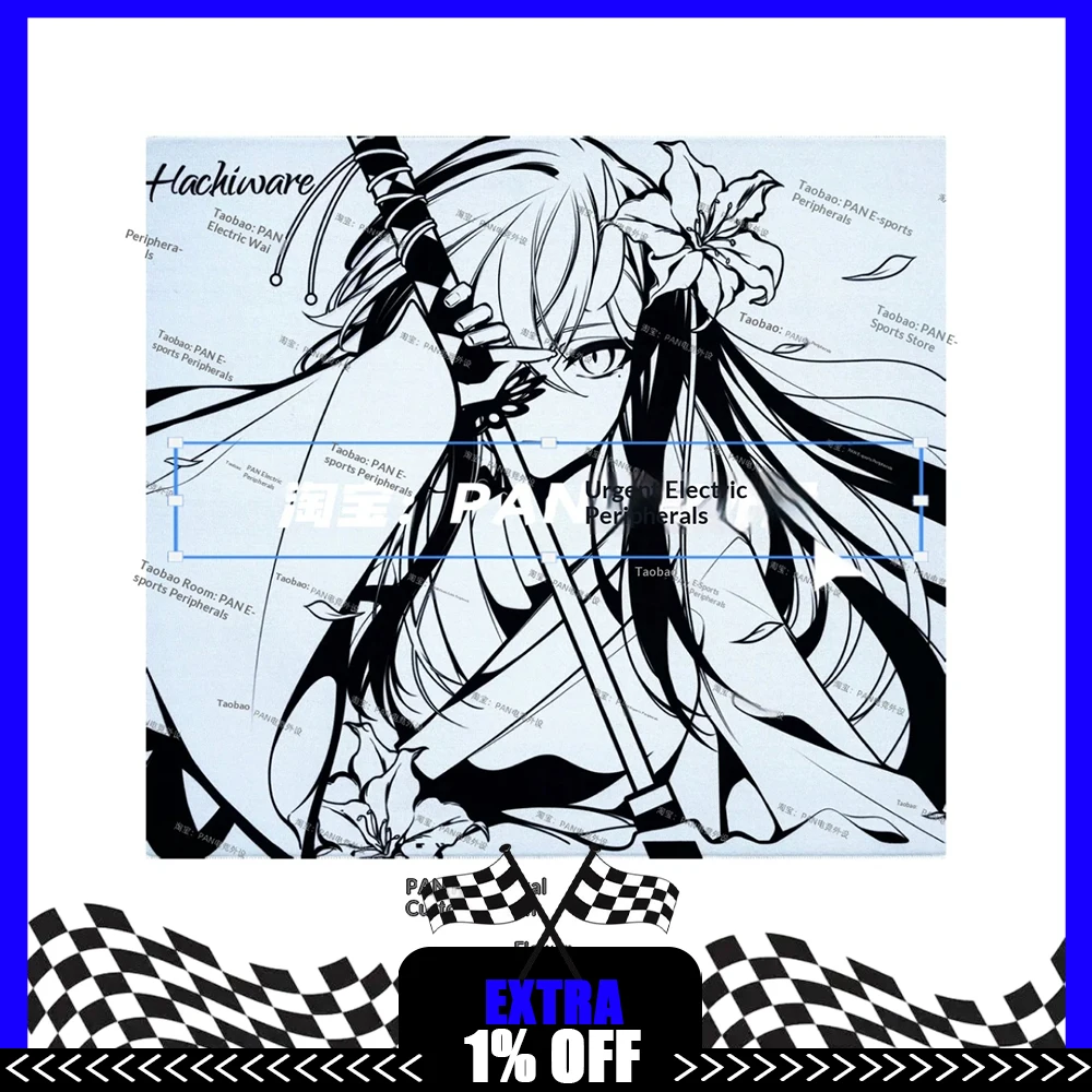 PAN Esports Flower Blade V2 Glass Gaming Mousepad  FPS Both Speed And Smoothness Mouse Pad For TTK APEX CSGO PC Accessories Gift