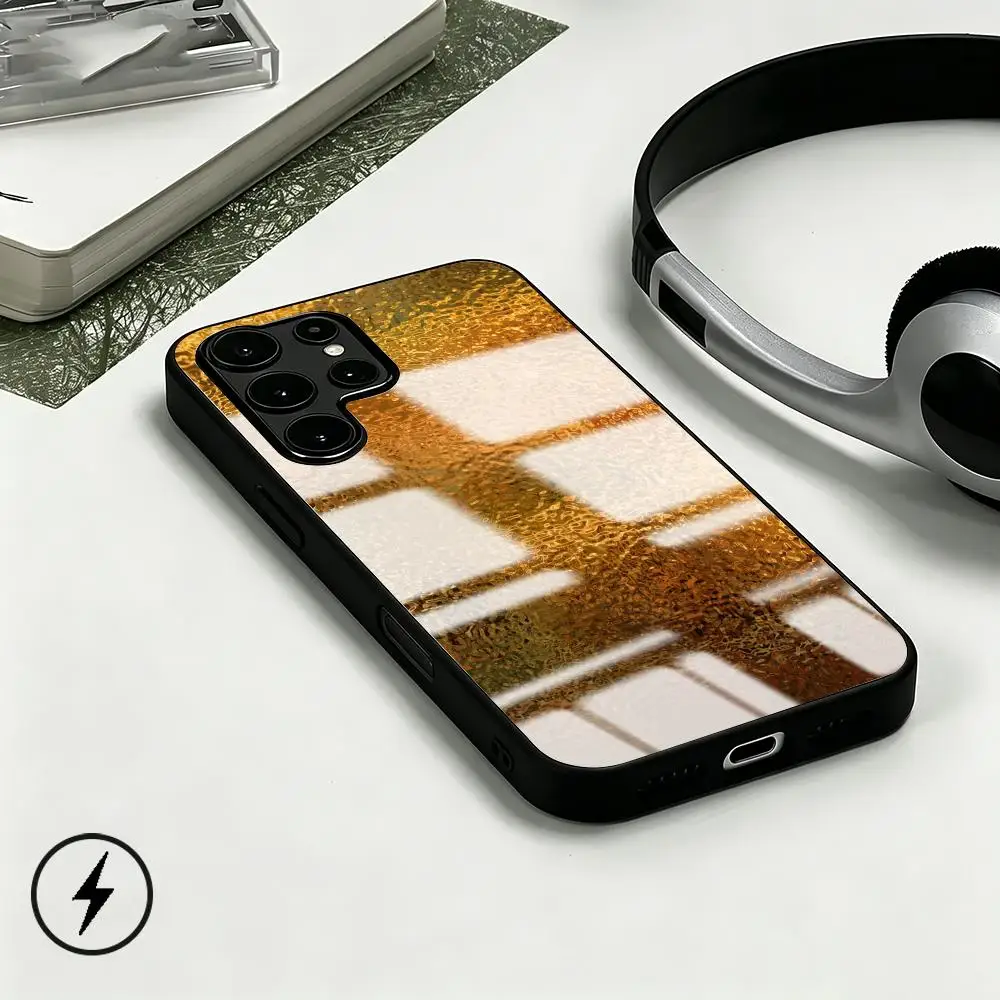 Metallic Realistic Quirky Phone Case For Samsung S26 S25 S24 S23 S22 S21 S20 Plus Ultra Note20 Glass Magnetic Case