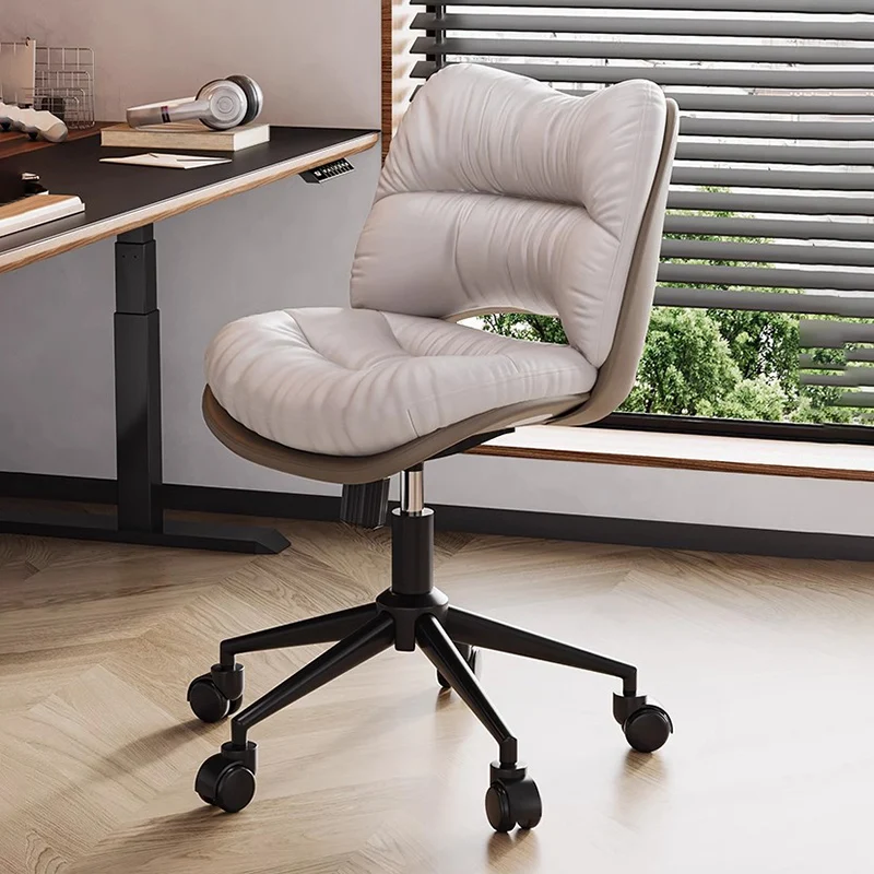 

Originality Retro Style Office Chair Brown Nordic Unique Ergonomic Chair Comfort Sponge Chaise De Bureaux Home Furniture