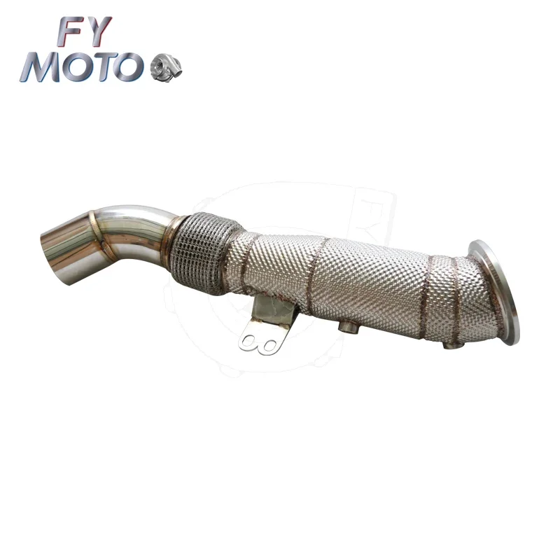 Exhaust Catalytic Downpipe forBMW G30 B58 F30 340i F32 140I 240I 340I 440i 540I 640I 740I 3.0T 2019 with heat shield