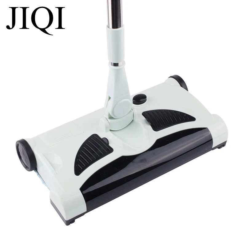 JIQI Rechargeable Electric Sweeping Machine Wireless Hand Push Dustpan Floor Dust Clean Sweeper Robot Vacuum Cleaner Automatic