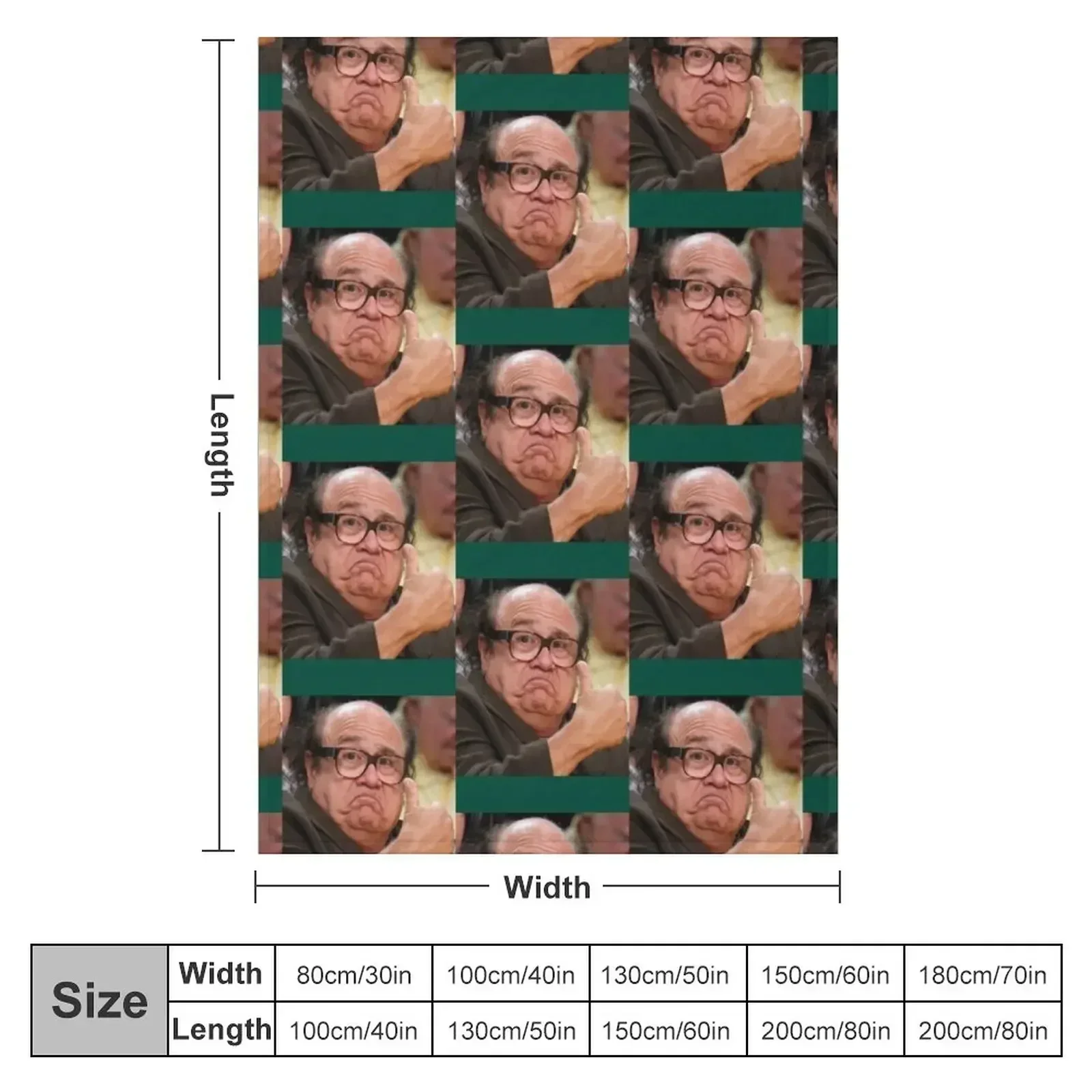 Danny Devito Approves Throw Blanket warm for winter for sofa Hairy Decorative Sofa Blankets