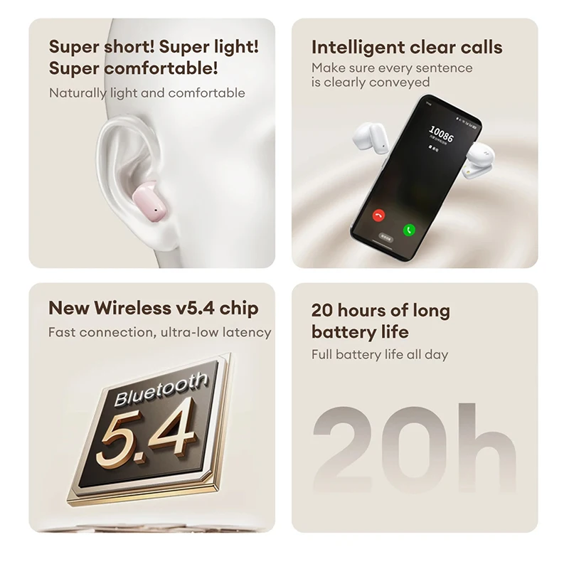 لينوفو LP29 برو سماعة لاسلكية تعمل بالبلوتوث 5.4 سماعات TWS Hifi سماعة رأس ستيريو الحد من الضوضاء ألعاب سماعات أذن رياضية مع ميكروفون سماعة #2