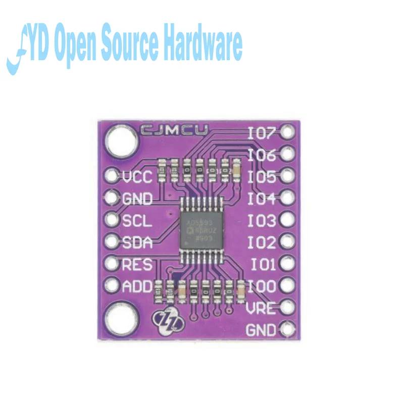  8-Channel AD5593 Converter ADC/DAC Configurable 12-Bit Analog-to-Digital Converter