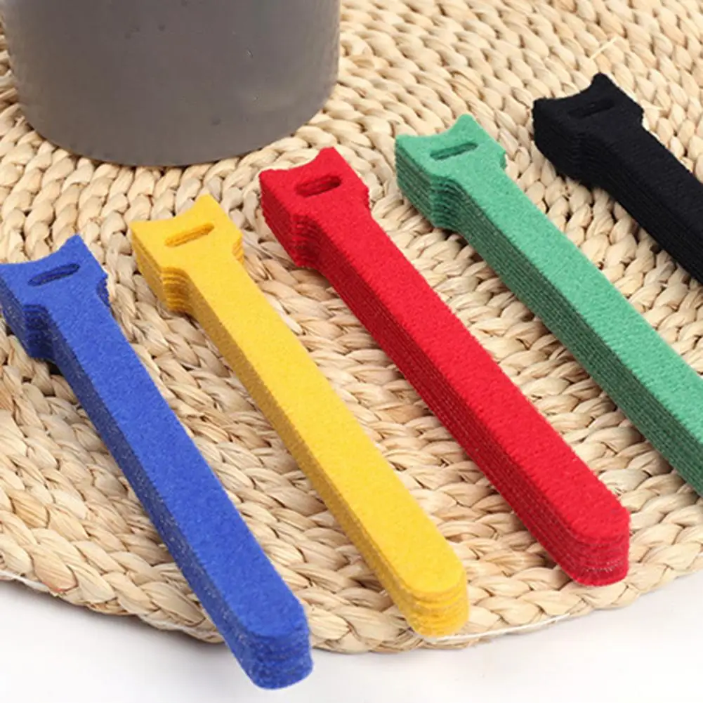 100Pcs Durable Cable Straps Nylon Cable Management Belt Strong Adhesion Simple Operation Curtain Strap  Organize