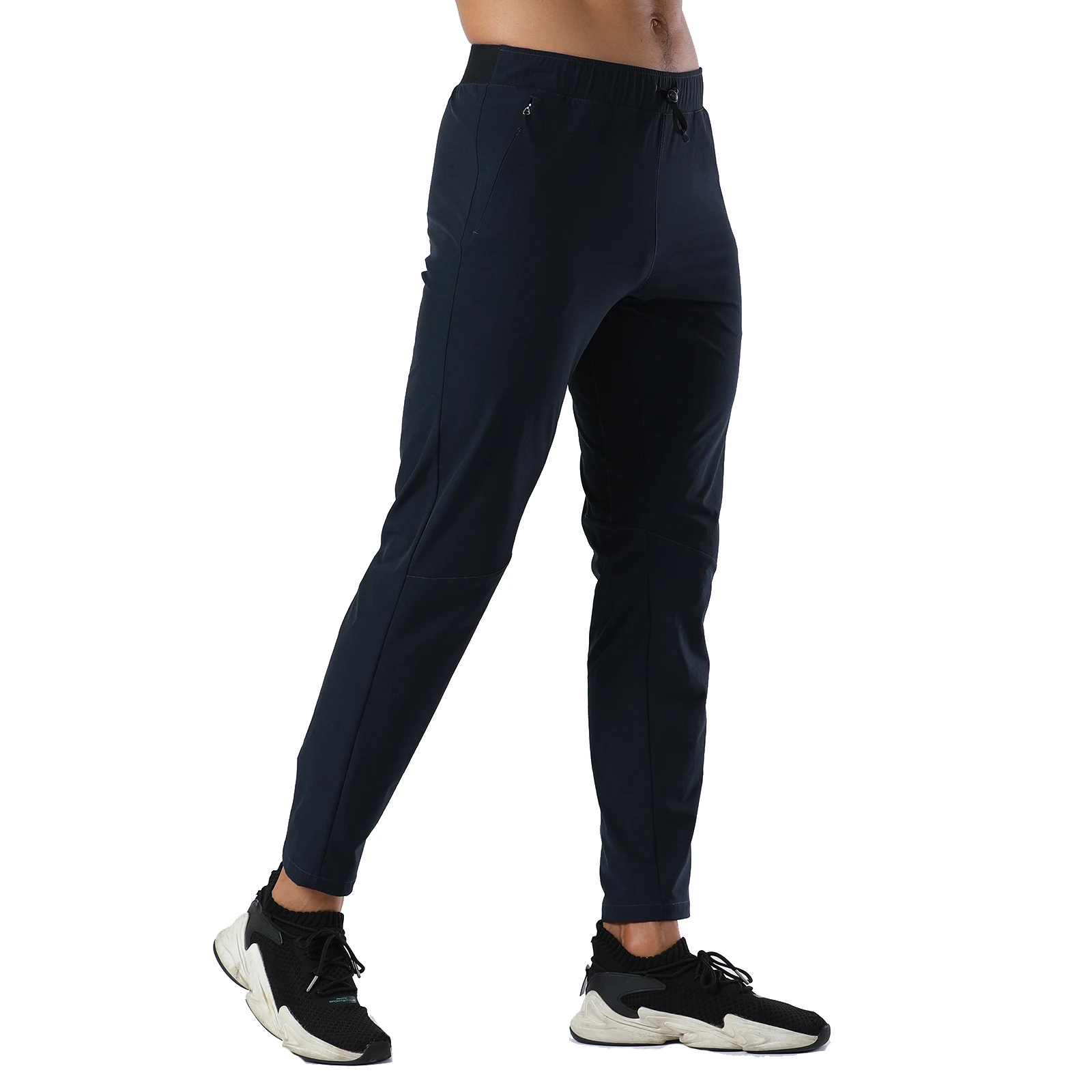 AONIJIE FM5140 Men Male Sports Pants Microprojectile Trousers Semi-elastic Waist For Leisure Daily Running Fitness Gym