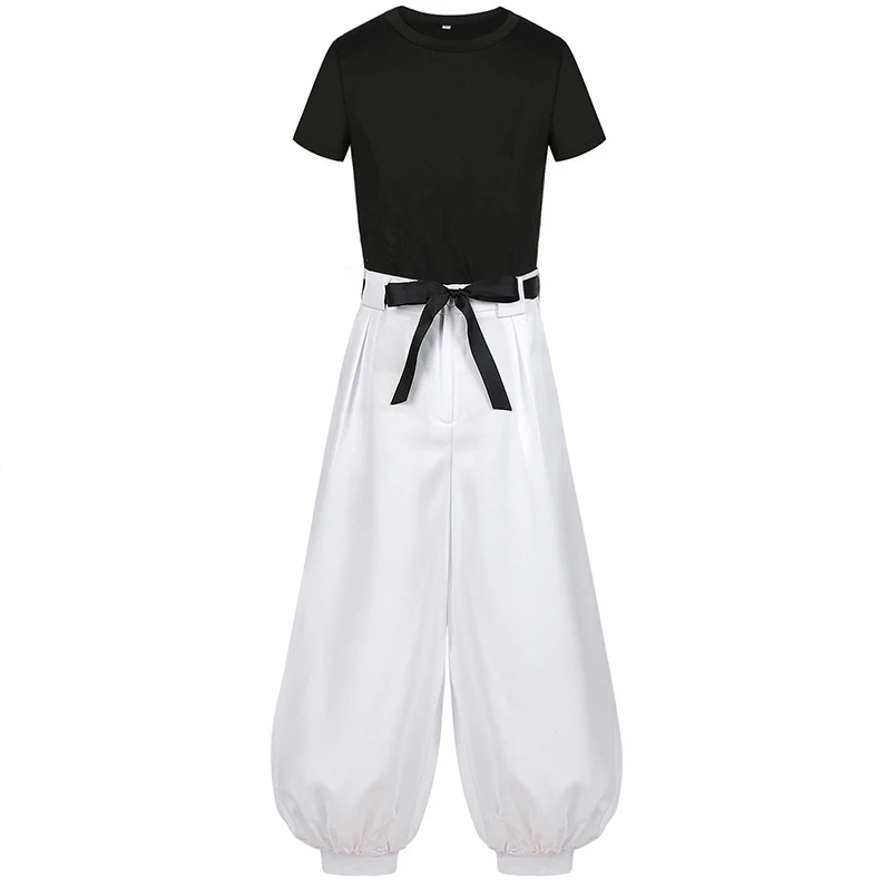 Anime Jujutsu Kaimmense Fushigflats Toji Cosplay Costume pour adultes, haut à manches courtes unisexe, pantalon imbibé, uniforme d'Halloween, fête