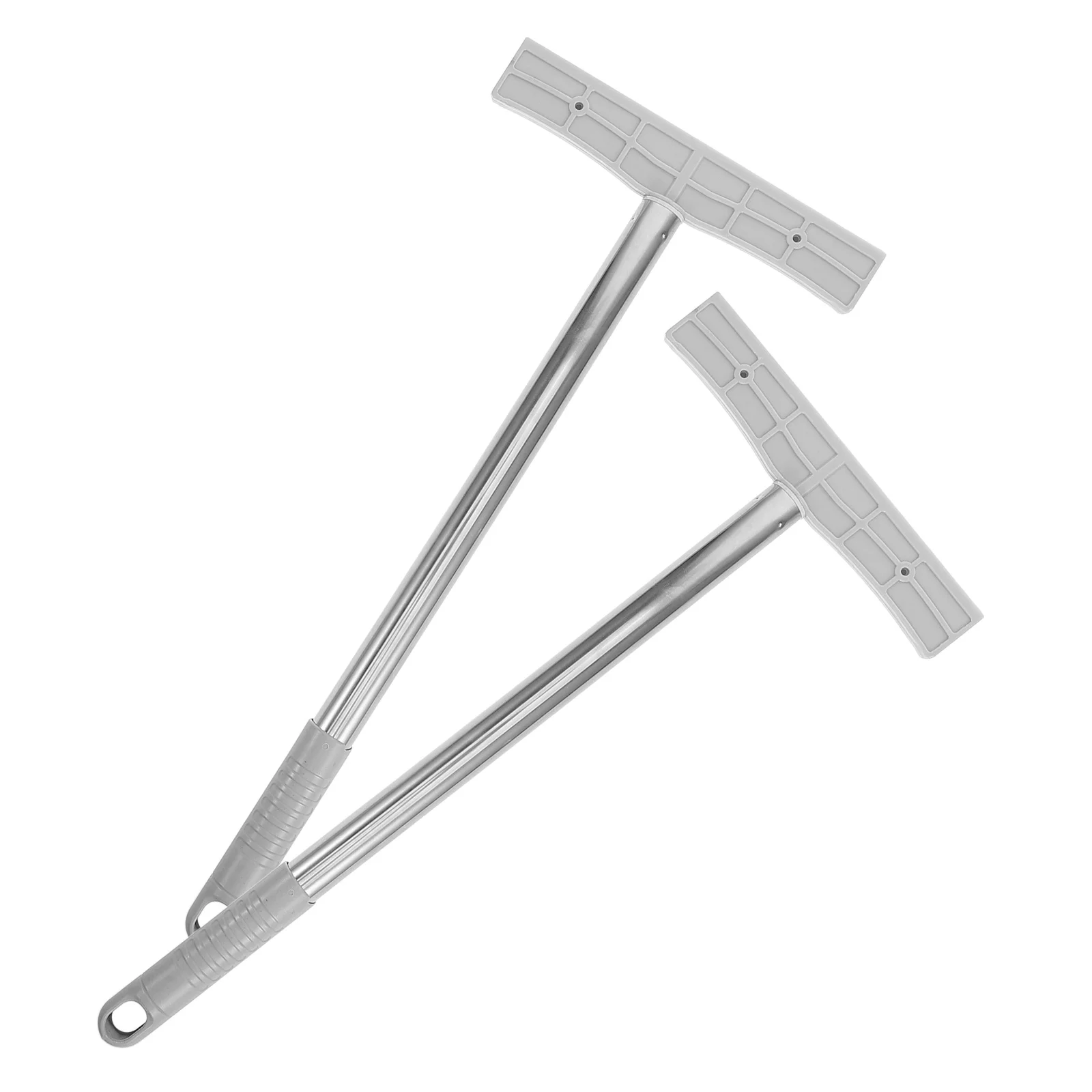 2Pcs Handheld Sign Rod Sports Meetings Exhibition Welcome Sign Holder Stainless Steel Sign Holder Rod