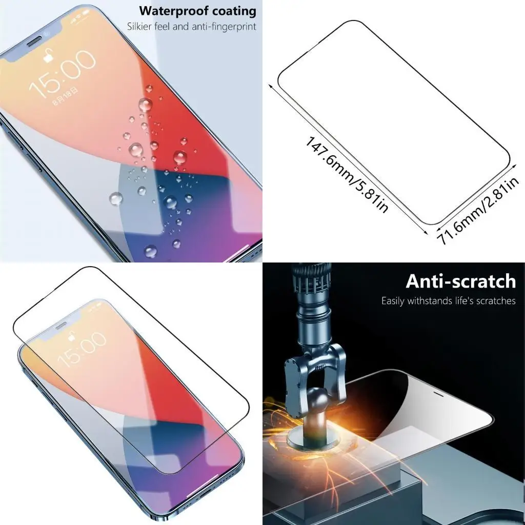 J1HD Screen Protector Tempered Glass Film for Phone 15 Full Screen Film Tempered Film