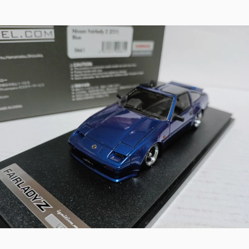 

IG 1/43 Fairlady Z VG30 Z31 Modified Resin Sports Car Model Classics Adult Souvenir Gift Static Display
