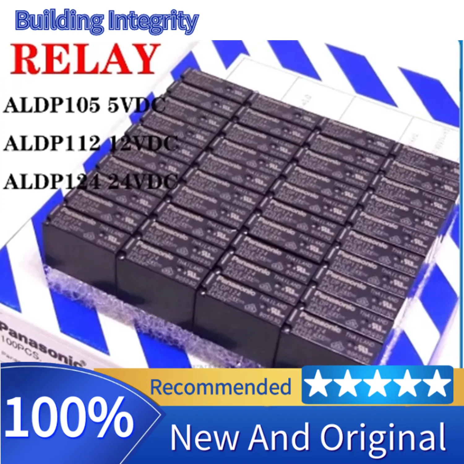 

100PCS/Box RELAY ALDP105 ALDP112 ALDP124 5V 12V 24V DC New and Original Power Relay