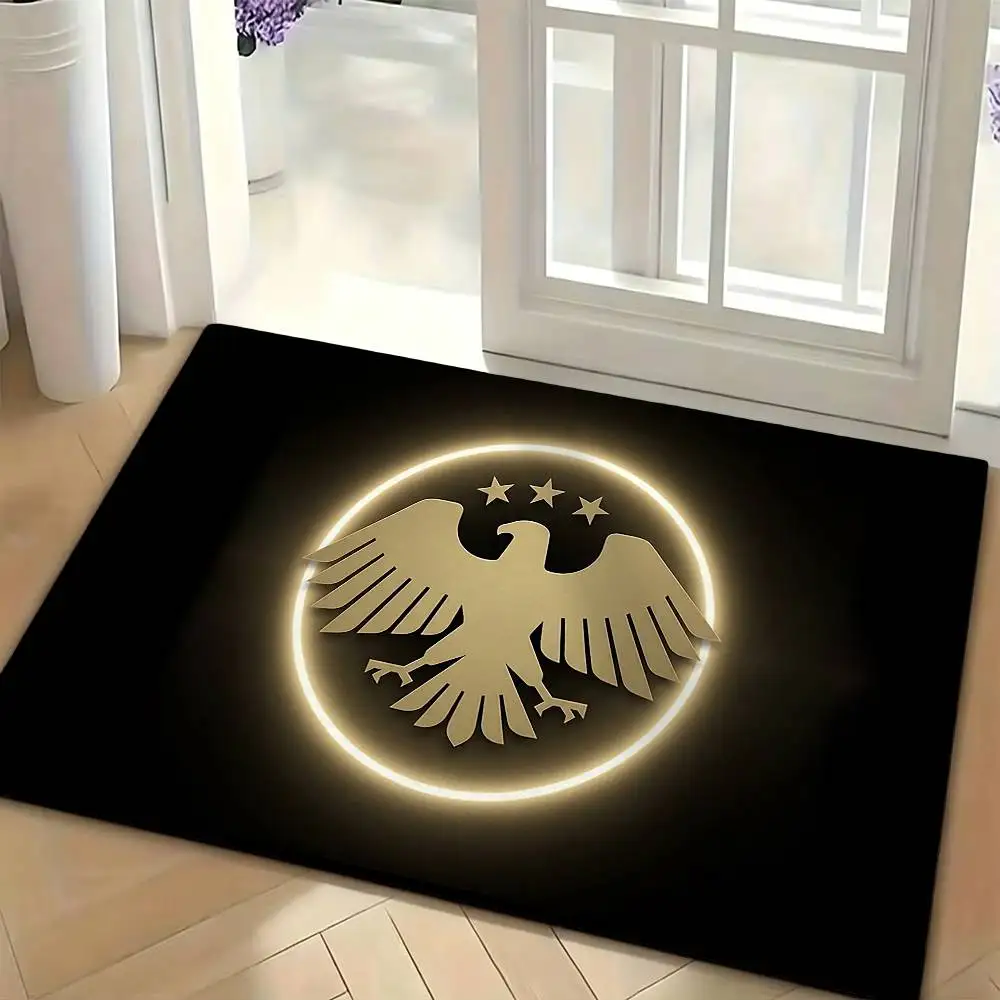 Eagle Syrian New 2026 Logo Flag Floor Mat Soft Non Slip for Entry Door Bathroom Indoor Home Decorative Carpet