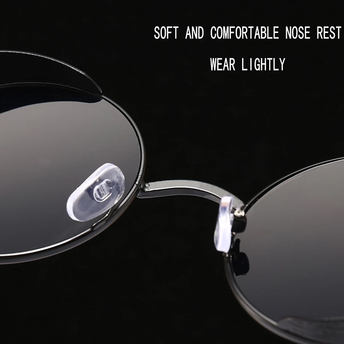 Retro-Punk-Sonnenbrille, runde, reflektierende Sonnenbrille für Männer und Frauen – Detail 6